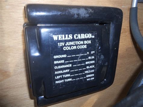 wells cargo 12v junction box|wells cargo well trailer manual.